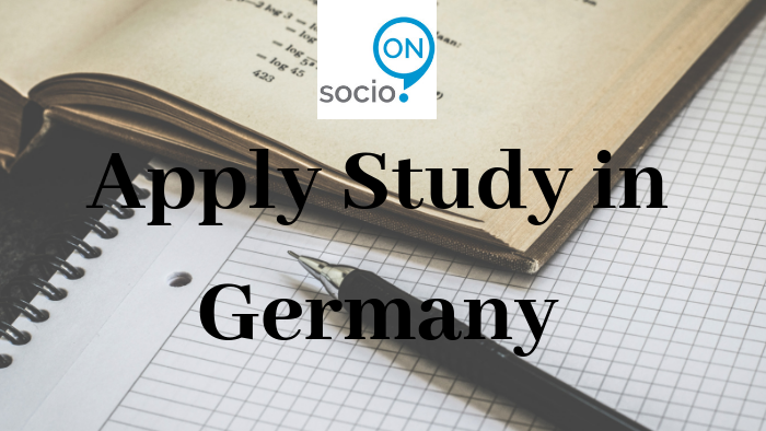 apply study in Germany