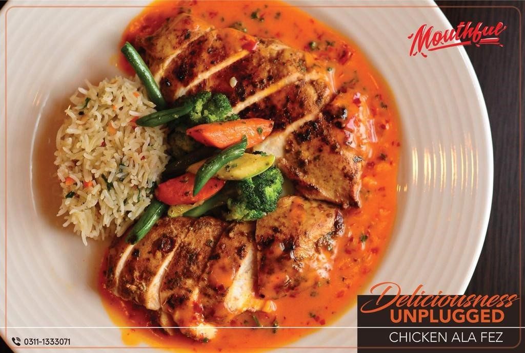 mouthful restaurant lahore mm alam road