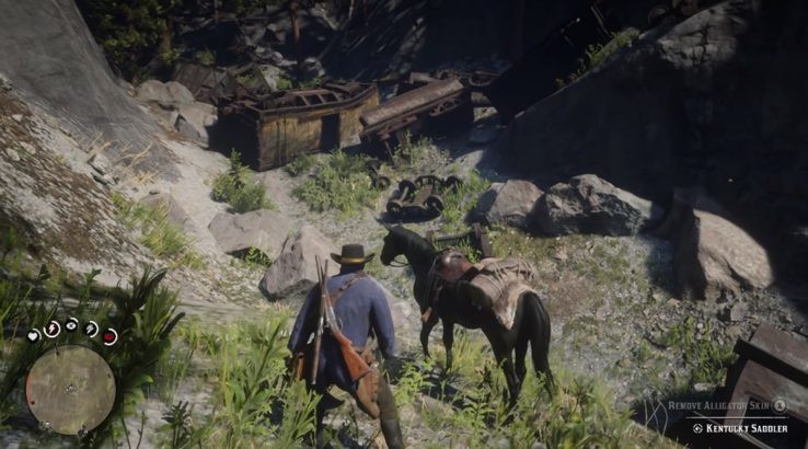 red dead redemption 2 derailed train treasure location